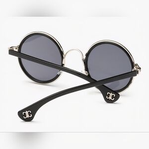 💥Fleur-de-lis Round Sunglasses💥New/with Case💥